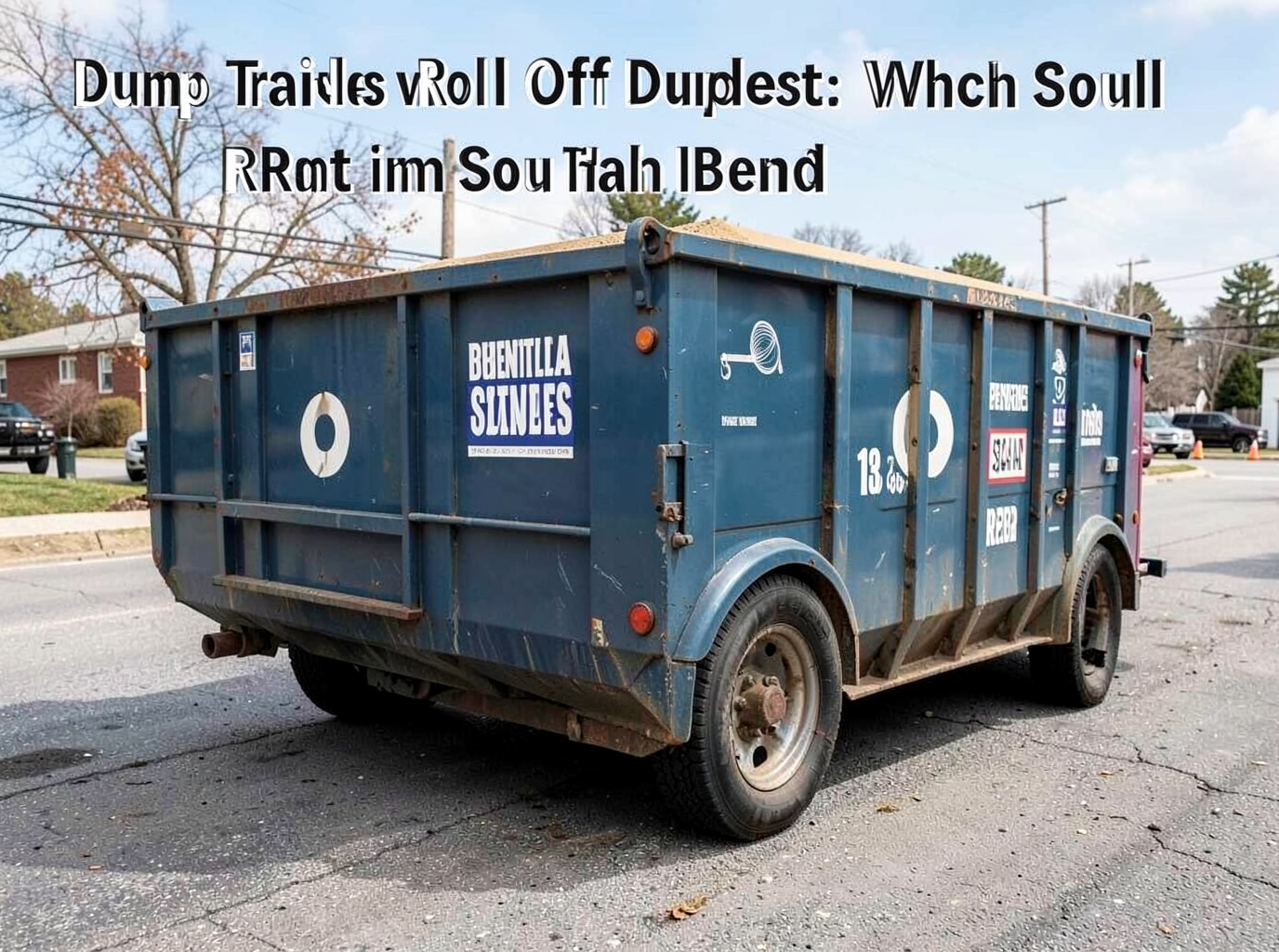 Dump Trailer vs Roll Off Dumpster: Which One Should You Rent in South Bend?