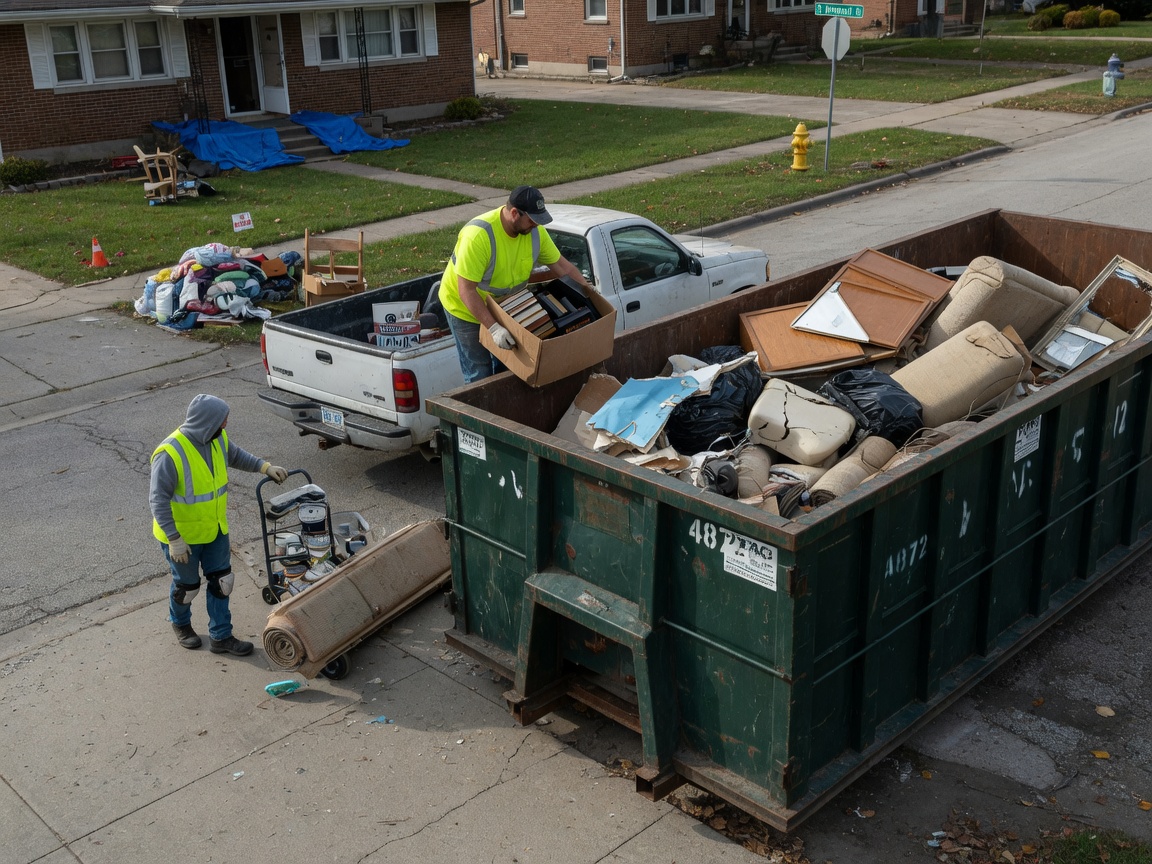 Home Cleanout Dumpsters in South Bend, IN